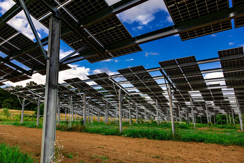 High-strength Zn-Al-Mg solar farm structure | KSENG Zeer sterke Zn-Al-Mg-zonneboerderijstructuur, zwaar draagvermogen