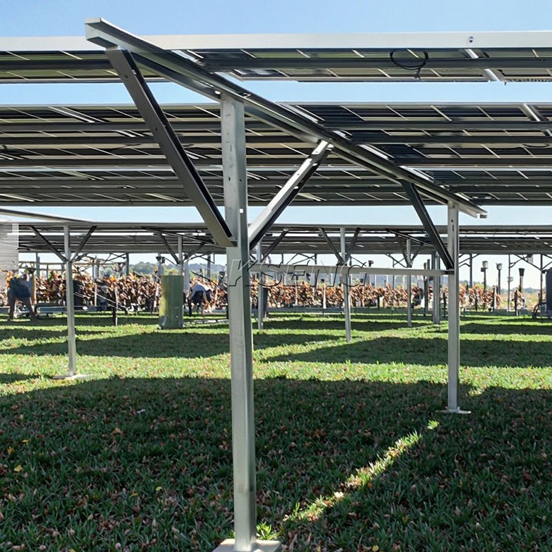 solar farm mounting system montagesysteem voor zonneparken