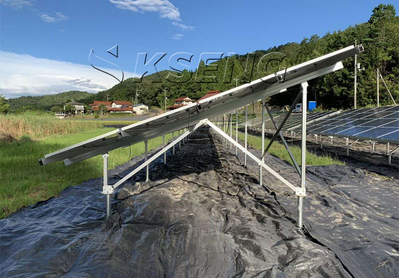 solar ground mount grondmontage op zonne-energie