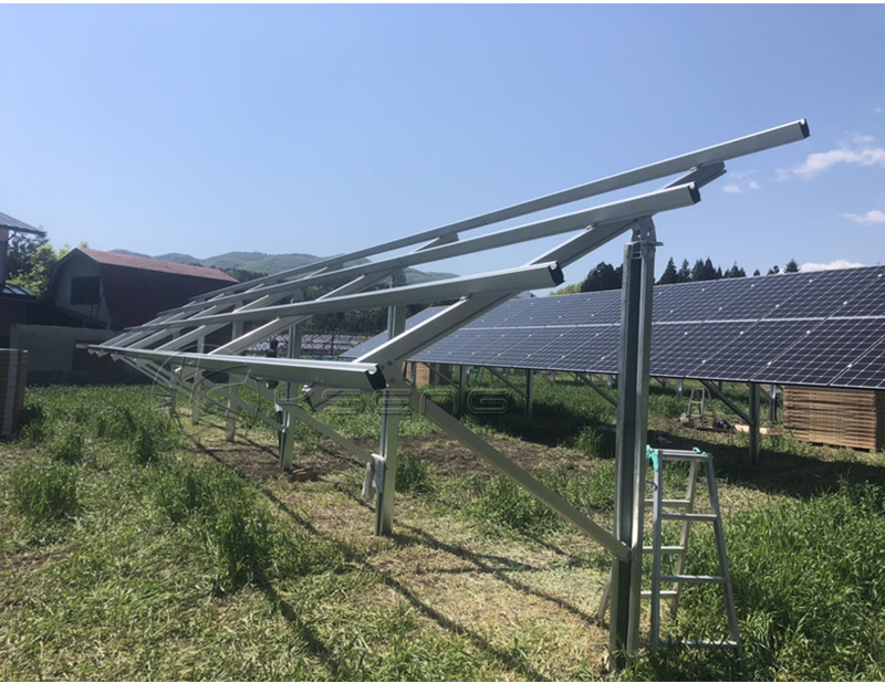 solar ground bracket grondbeugel voor zonne-energie