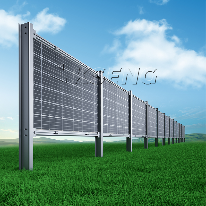 fence solar mounting system hek zonne-montagesysteem