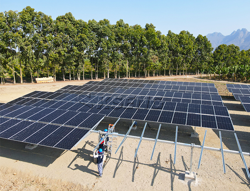solar ground bracket grondbeugel voor zonne-energie