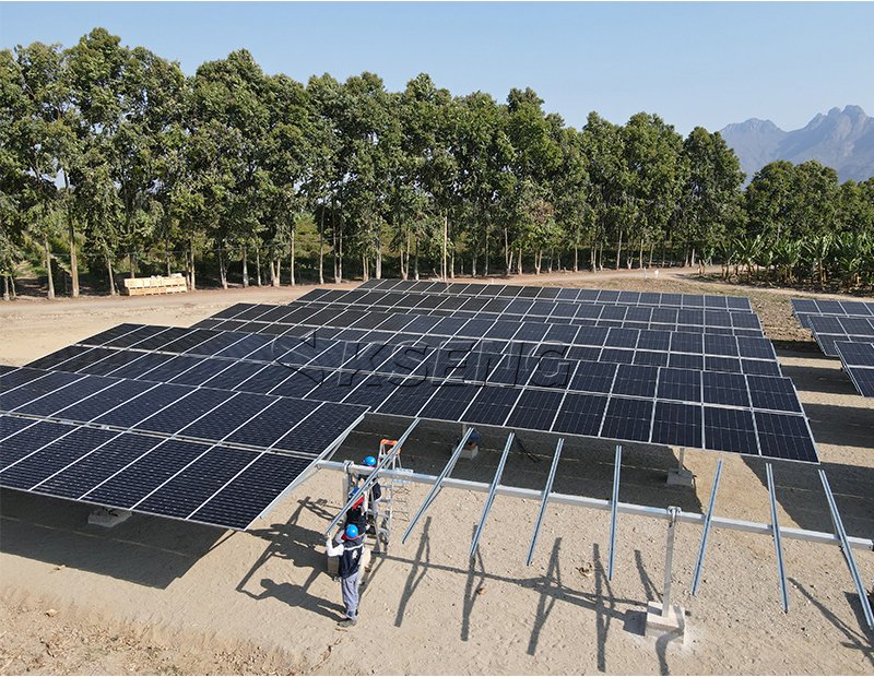 solar ground mounting system grondmontagesysteem op zonne-energie