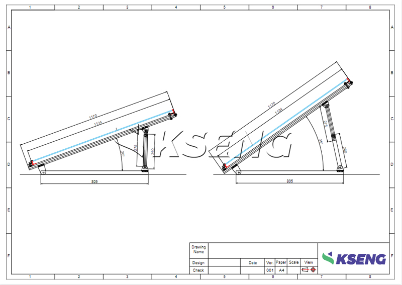 20°-35° adjustable solar bracket optimize sunlight | KSENG 20°-35° verstelbare zonnebeugel optimaliseert het zonlicht voor balkons met een plat dak