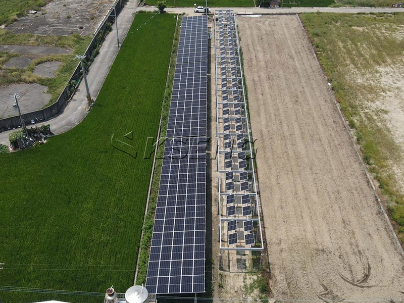 Solar-Agrivoltaics-system-Taiwan Zonne-agrivoltaïsch systeem-Taiwan