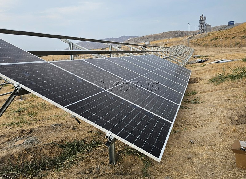 ground solar mounting system grondmontagesysteem voor zonne-energie