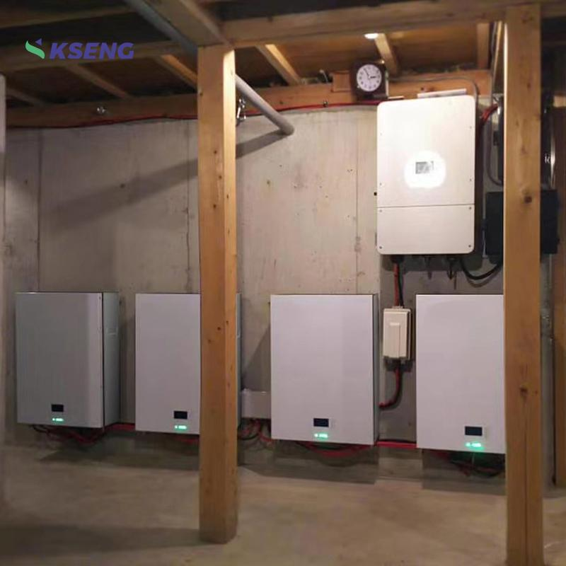 Kseng Smart BMS Powerwall Home Energieopslag Batterie 48V 100Ah 5Kwh lithiumbatterij voor zonnestelsel