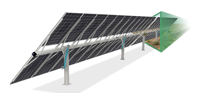 KST-2P DUBBEL PORTRET HORIZONTALE TRACKER MET 1 AS