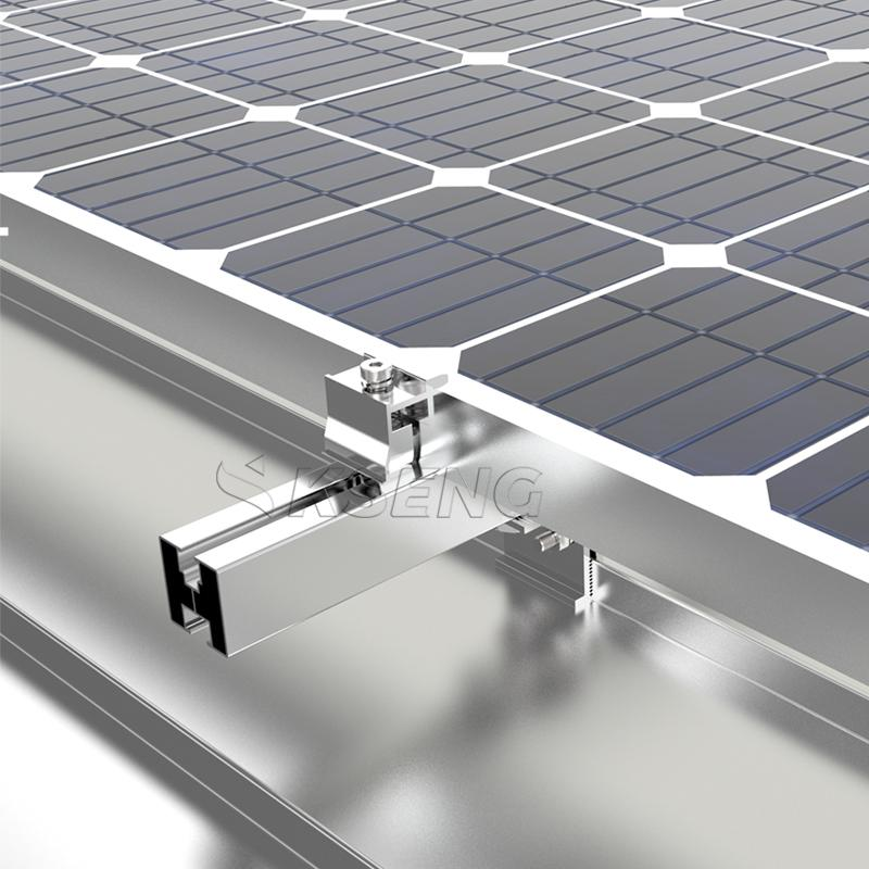 Metalen dak Solar Mounts Staande naad dakmontagesysteem