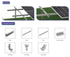 Kseng Koolstofstaal Zonne-Pv-paneel Grondmontagebeugels Structuur voor zonne-energiesysteem