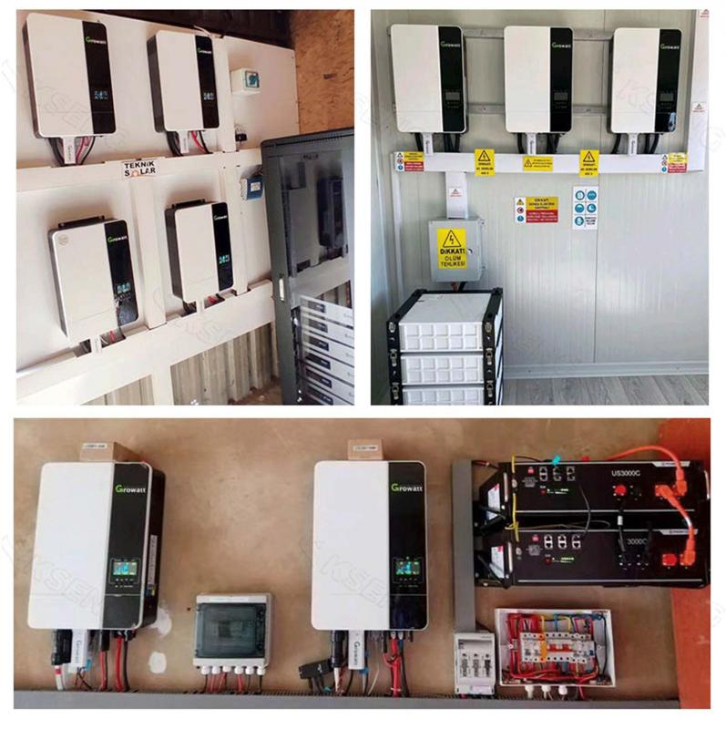 Growatt SPF 5000 ES Off Grid 48v 5000W Pv zonne-omvormer met parallelle functie