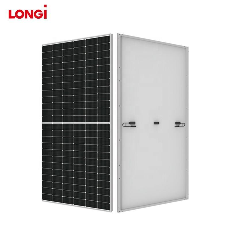 Groothandel Longi 144 Halfcel Pv Zonne-energiepaneel Enkelglas 540W 545W 550W Mono Zonnemodules