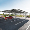 Grote commerci&euml;le waterdichte koolstofstaal T zonne-carportstructuur