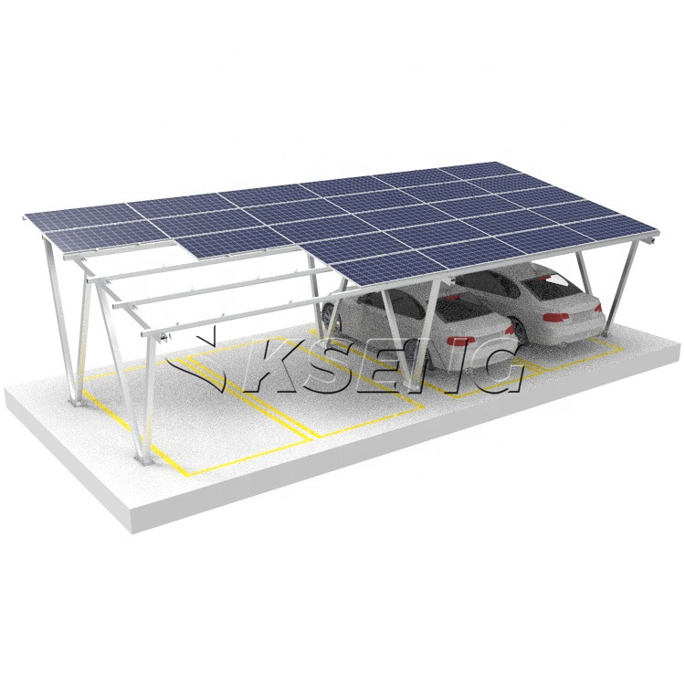 Zonne-aluminium parkeerstructuur PV Carport