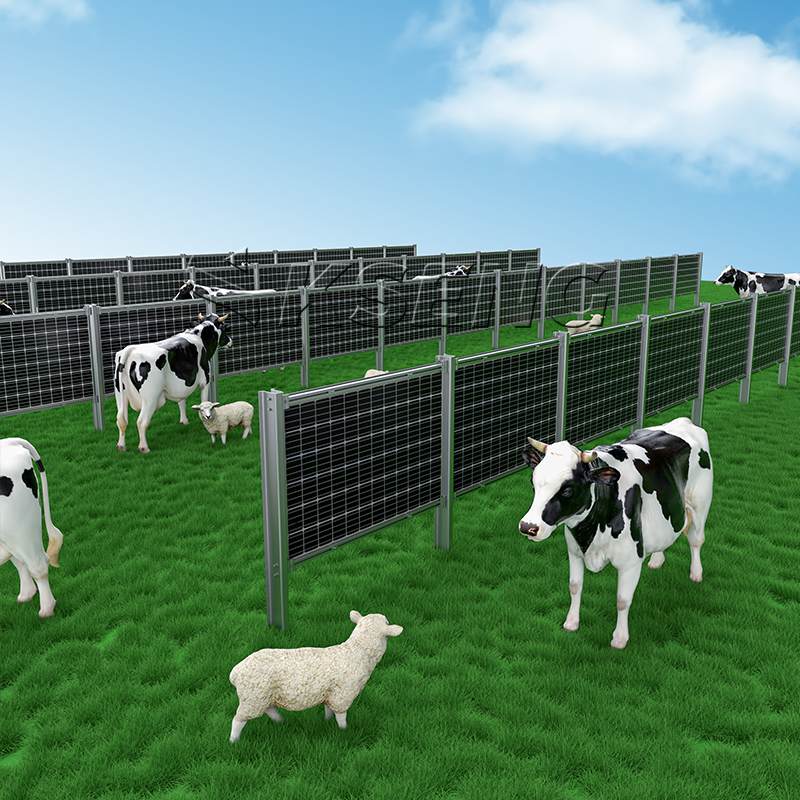 montagesysteem voor zonne-afrastering