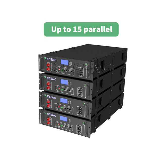 Kseng 51,2 V 200 Ah lithium-ionbatterijen Rackmontage Installatie Lifepo4-batterij