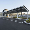 Koolstofstaal enkele cantilever waterdichte zonne-carport