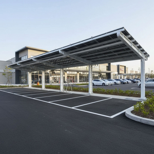Koolstofstaal enkele cantilever waterdichte zonne-carport