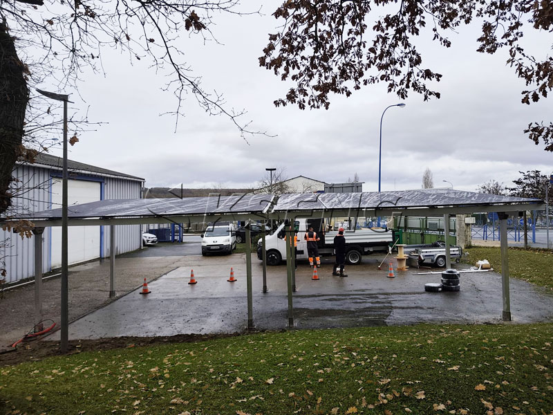 Aluminium-solar-carport-commercieel