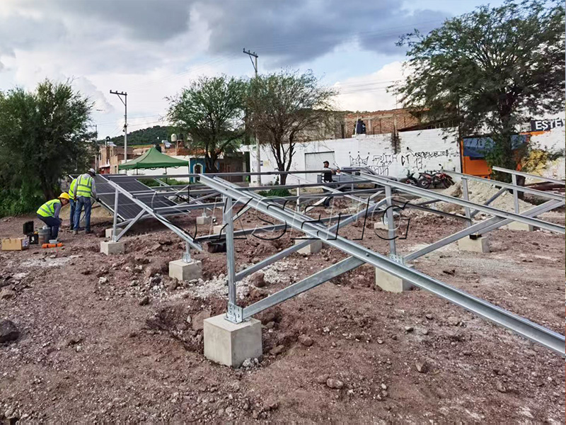 200KW grondmontage zonne-energie Mexico