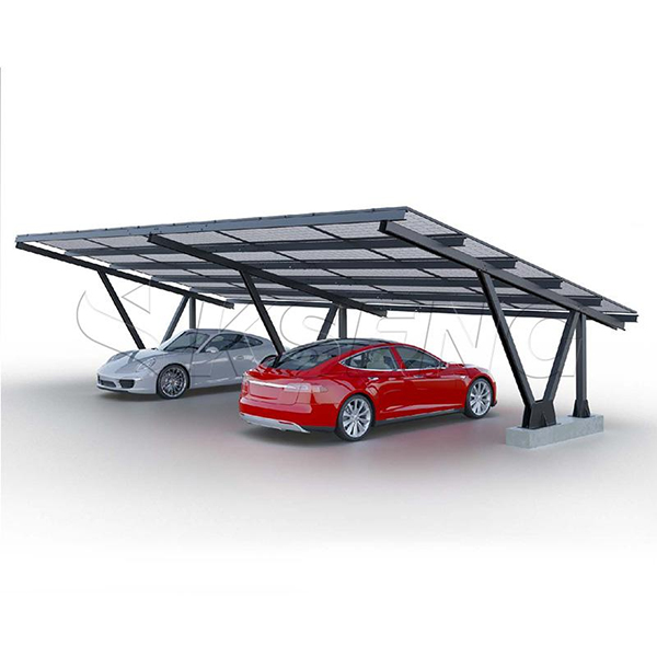 carport met zonnepanelen