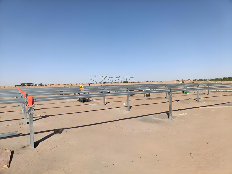Single-Axis-Solar-Tracker-Project-in-Mauritani&euml;