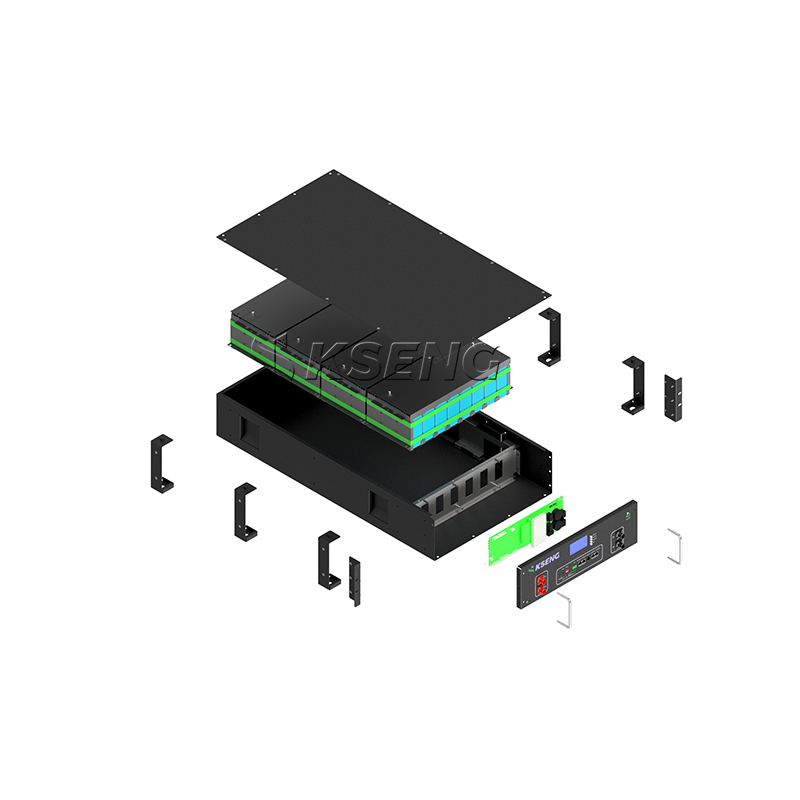 Kseng 51,2 V 200 Ah lithium-ionbatterijen Rackmontage Installatie Lifepo4-batterij