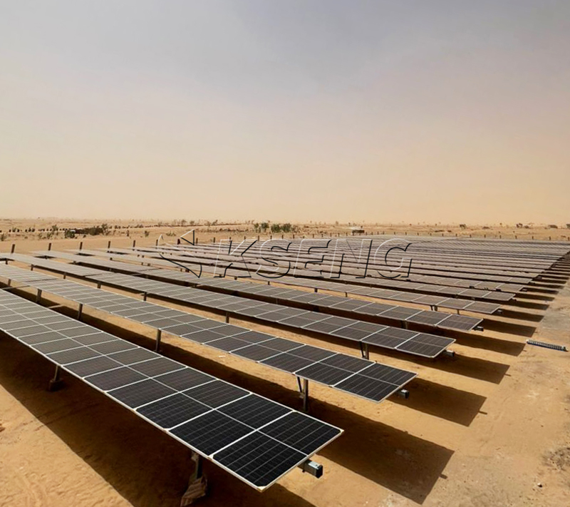 Single-Axis-Solar-Tracker-in-Mauritani&euml;