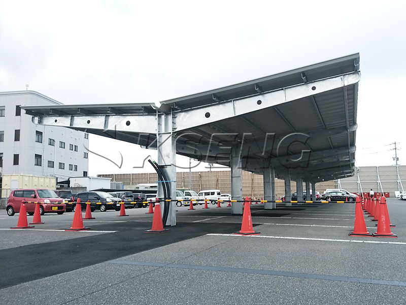 Carbon Solar Car Park Montage Structuur Systeem Solar Carport Montage Rekken