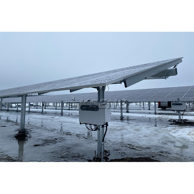 KST-2PM Enkele Solar Tracker 1 As Solar Tracking Systeem Mount Structuur