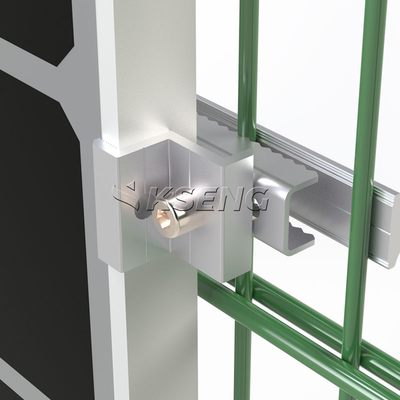 Hek zonne-montageset voor verticale PV-modules
