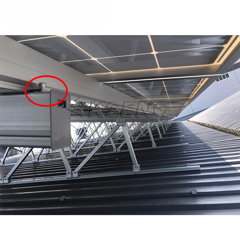 Aluminium zonnerailklem voor montagesysteem voor zonnepanelen