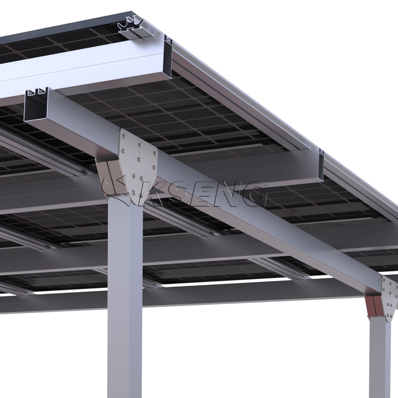 Duurzame aluminium carport op zonne-energie uit EU-voorraad met 10 jaar garantie