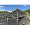 Eenvoudige installatie Voorgemonteerde aluminium Pv grondmontage rack zonne-montagesystemen