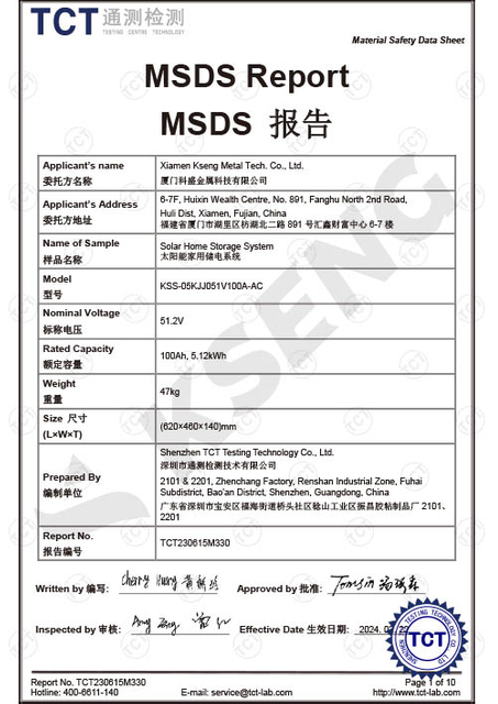 KSS-05KJJ051V100A-AC MSDS_ontgrendeld