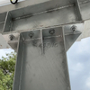 Koolstofstaal enkele cantilever waterdichte zonne-carport