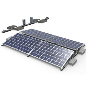 Nieuw design zonnepanelen plat dak montagesysteem PV ballastbeugel