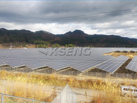 Japan Miyagi Prefectuur Shichikashuku grondmontagesysteem op zonne-energie 9,2 MW