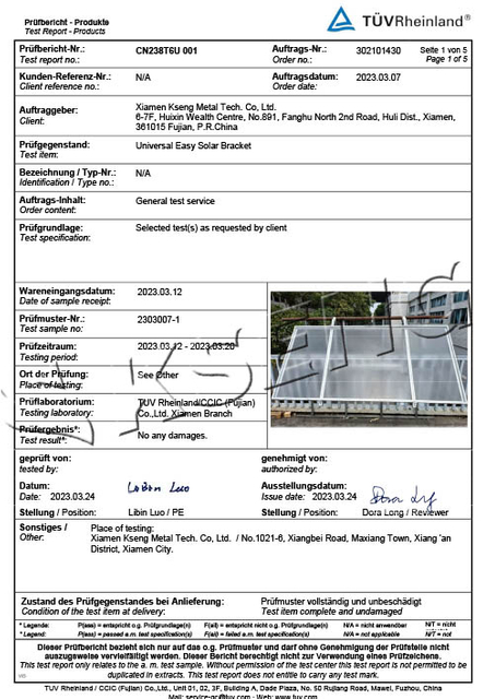 TUV-Universele Easy Solar Bracket 3