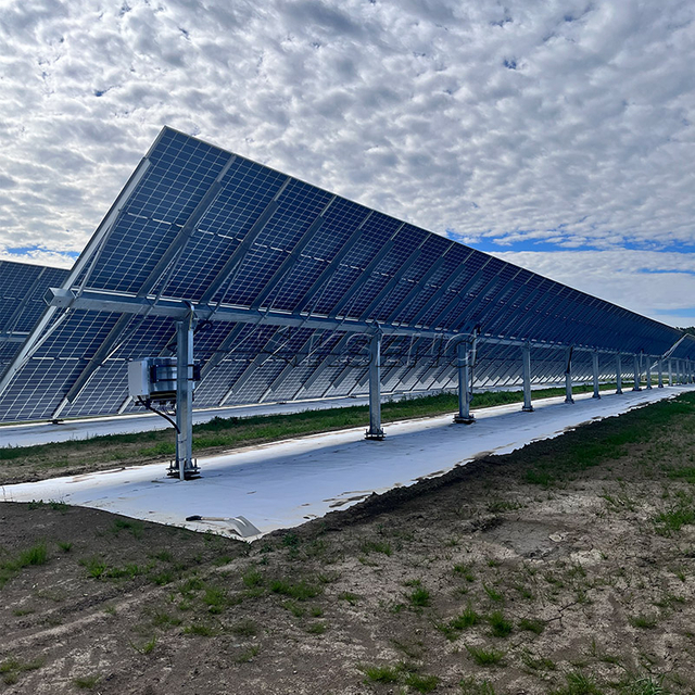 KST-2P E&eacute;n-as zonne-tracker Automatische zon-tracker met &eacute;&eacute;n as Zonne-zwenkaandrijvingen Zonne-volgsysteemkit