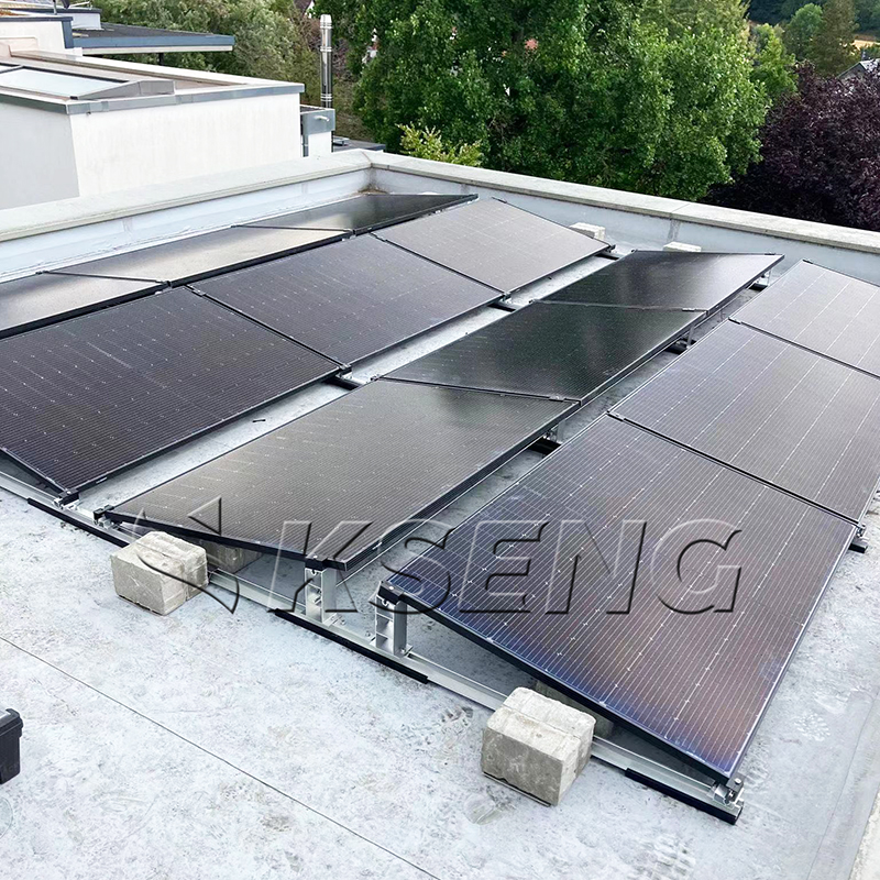 Nieuw design zonnepanelen plat dak montagesysteem PV ballastbeugel