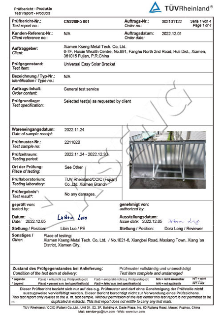 TUV-Universele Easy Solar Bracket 2