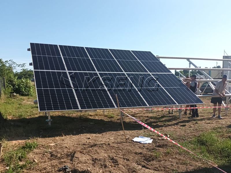Tsjechisch grondmontagesysteem op zonne-energie Case-353.16KW