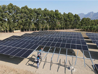 Peru 500 kW montagebeugels voor zonnepanelen op de grond