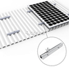 Aluminium Solar Mini Rail Kit Metalen dak PV-montagesysteem