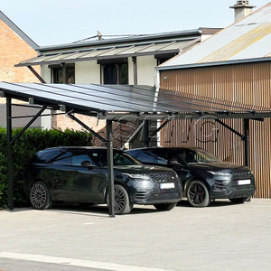 Zonne-carportstructuur Waterdicht Pv Carport-montagesysteem