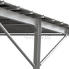 Grote commerci&euml;le waterdichte koolstofstaal T zonne-carportstructuur