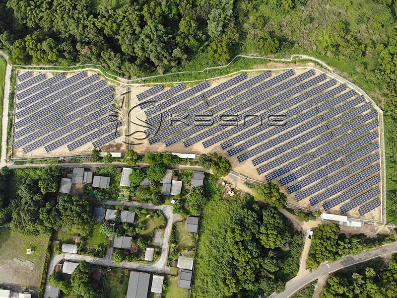 Taiwan Ground Screw Foundation Solar Ground Montagesysteem 1,6 MW