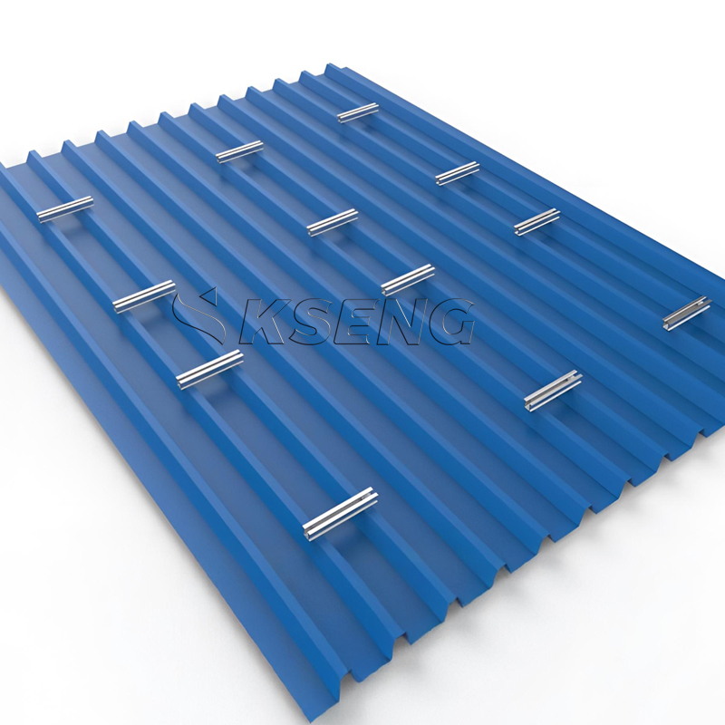 Mini Rail zonne-montagesysteem voor trapeziumvormig dak - AL6005 aluminium profiel