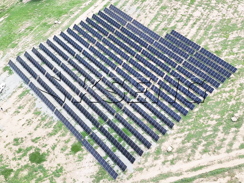 1 MW enkelassig zonnevolgsysteem